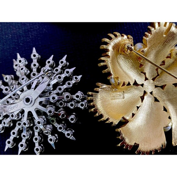 Vintage ALL SIGNED 20 Piece Rhinestone Jewelry Lot WEISS Florenza Crown Trifari+ - Picture 14 of 16